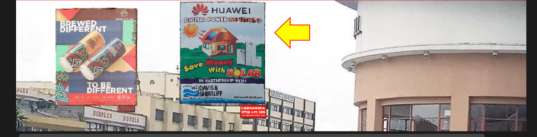 Kenyatta Avenue at Westside Mall next to KFA Roundabout